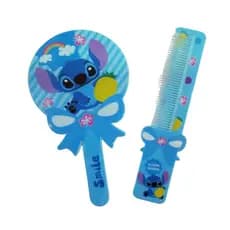 Kit Espelho e Pente Lilo & Stitch