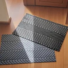 Tapete de Porta Entrada Capacho Antiderrapante Grande Borracha cortáveis tapetes 40*60cm /50*80cm