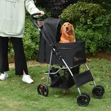 Carrinho Passeio Pet Com Porta Copo  Cães Gatos 108