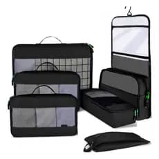 Organizador De Malas Bolsas De Viagem Kit Necessaire 6 Peças