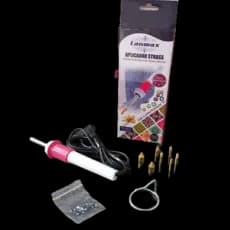 aparelho Caneta aplicador de strass manual, Bivolt 7 ponteiras