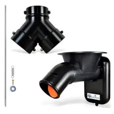 Alimentador Comedouro Automático- Motor 12v Sistema Agitação Divisor y