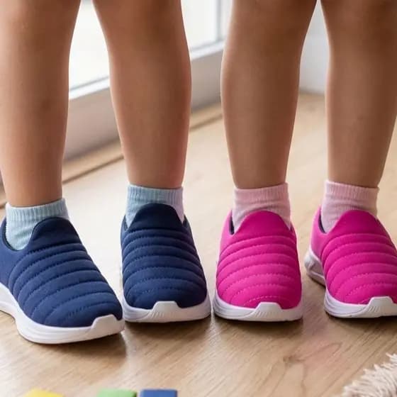 Tênis Infantil Calce Fácil Unissex Escolar Confortável