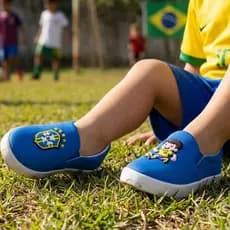 Tenis Calce Facil Masculino Copa Do Mundo Brasil Menino Escola Promoção