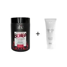 Combo Máscara tratamento  Bomba frutas vermelhas 1kg  Creme de Pentear  Finalizador Pro Shine 250ml.