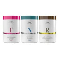 Kit Cronograma Capilar Toda Maravilhosa 3 Máscaras 1kg fortalecimento  Nutrição Reconstrução