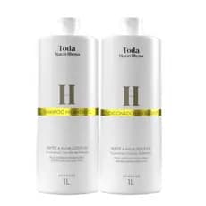 Kit Shampoo e Condicionador Toda Maravilhosa 1L Hidratação Brilho Cabelos Ressecados