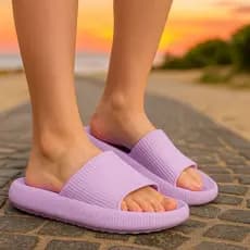 Chinelo Slide Nuvem Lanç Leve 100% Eva Ortopédico Masculino Feminino Slide –Lançamento Confortável