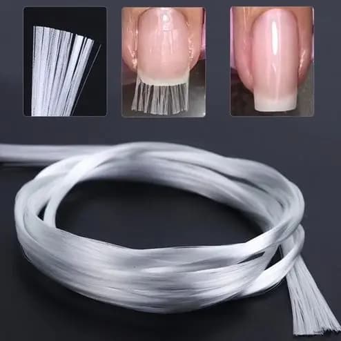 Fibra De Vidro Em Cordão 2 Metros / Unhas De Fibra Fio A Fio