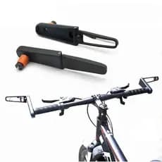 Espelho Retrovisor Dobrável para Bicicleta com Rotação de 360 Graus, Ajustável para Guidão, Refletor de Visão Traseira