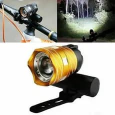 Lanterna de Bicicleta à Prova d'Água Free Zoom, Luzes Dianteiras e Traseiras para Ciclismo, Farol LED T6 com Luz de Cicl
