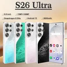 Novo modelo privado de celular transfronteiriço S26 Ultra, versão global, em estoque para envio direto.