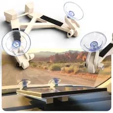 Suporte Antena Starlink Mini Gen4 Gen5 Geração Case Base Ventosas Para Painel Vidro Carro Veicular