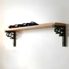 Prateleira Industrial De Parede Estante Rack Suspensa Nicho Mdf Estante Organizador