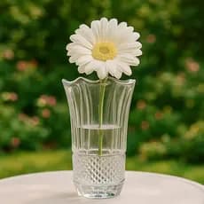 KIT 1 A 8 VASOS VINTAGE EM PS CRISTAL, ELEGANTE, LINDO E RESISTENTE, DECORE COM SUA CASA COM NOSSO VASO