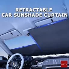 Protetor solar para carro com bloqueio de calor e raios UV Cortina automotiva anti-UV redução de calor e proteção intern