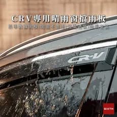 HONDA CRV Rain Window Gear Protetor De Sobrancelha Engrossado CRV4/5/6 Ventilação Para Dias Chuvosos Condução