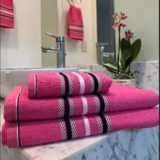 Kit 5 Toalhas de Banho Belar 60x127cm Algodão Felpuda Toque Macio