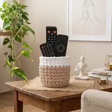 Cesto organizador de mesa,porta controle remoto porta treco, cesto organizador de mesa de rack porta pincéis