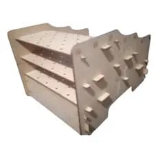 Porta Pirulito E Doces Escadinha Linha Premium - Mdf Natural