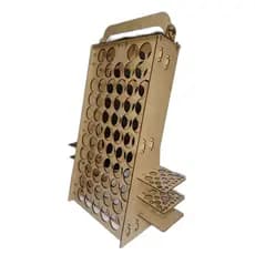 Suporte Organizador de Balcao Tinta Tecido PVA Corfix 37ml Pinceis e Boleadores Pontialhismo