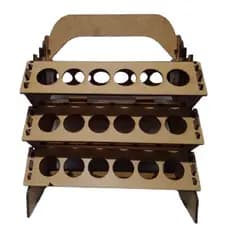 Suporte Organizador Porta Corante Color Liquid Gel MDF Condimento