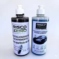 KIT LAVAÇÃO E RESTAURAÇÃO DE MOTOCICLETA - SHAMPOO AUTOMOTIVO + RENOVADOR DE ESCAPAMENTO PARA MOTOS