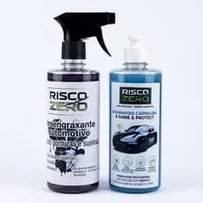 KIT LAVA CAR LIMPEZA AUTOMOTIVA - SHAMPOO AUTOMOTIVO + DESENGRAXANTE RISCO ZERO
