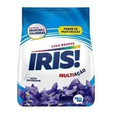 Lava Roupas em Pó Multiação Iris 800g Kit 5 Sabao em Pó