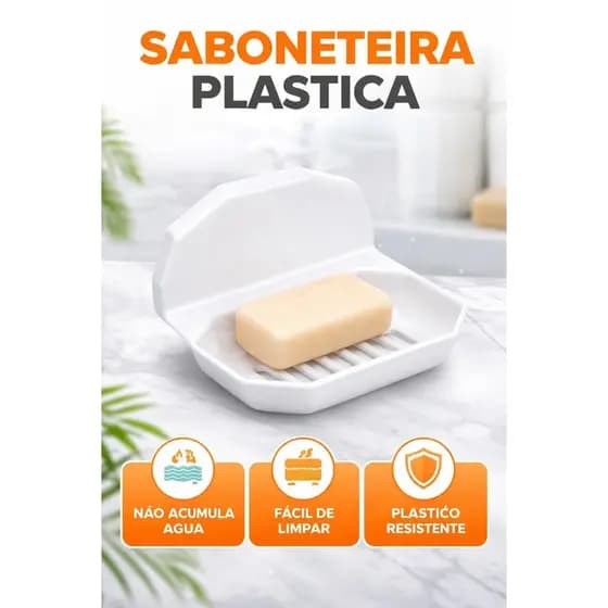 Saboneteira Porta Sabonete de Parede com Ventosa Modelo Star Cores