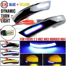 Para Ford Focus 2 MK2 MK3 Mondeo MK4 Ue Lâmpada Indicadora De Mudança De Direcção Dinâmica Do Lado Espelho
