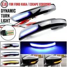 Para O Ford Escape Kuga II EcoSport 2013-2019 Acessórios Carros Indicador Luminoso Dinâmico De Mudança De Direcção Do Espelho Retrovisor