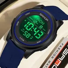 SANDA 6182 Multifuncional À Prova D'água LED Digital Mens Relógios De Pulso Esporte Relógio Eletrônico Para Despertador