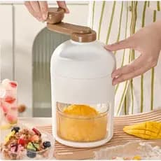 Triturador De Gelo  Manivela Multiuso Raspadinha Drinks Casa Viagem Bar Lanchonete Bebidas Camping