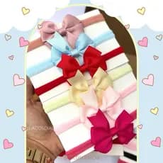 kit com 6 Faixinhas para bebê