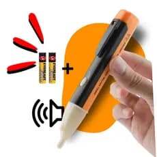 Caneta Testadora de Tensão Digital 12V a 250V com Alarme Sonoro – Detector de Corrente Elétrica