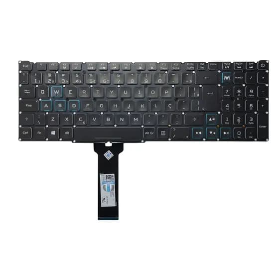 Teclado Para Note Acer Predator Helios 300 Ph315-52 Ptbr Rgb