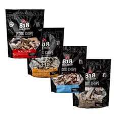Kit 4 Sacos Wood Chips Lascas De Madeira Para Defumação Bbq