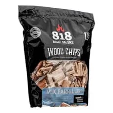 Wood Chips Mix Parrillero 1kg Defumar Lasca De Lenha Bbq