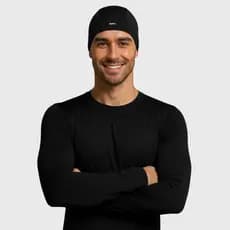 Kit Masculino Camisa Térmica Malha Fria Segunda Pele + Touca Lisa Natação hidroginastica Moda Praia