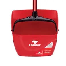 PÁ DE LIXO COM CABO LONGO CONDOR CAÇAMBA PEGA FÁCIL SEM DOR NAS  COSTAS