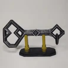 Miniatura Decorativa Chave de Erebor O Hobbit Action Figure O senhor dos Anéis
