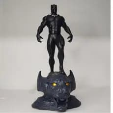 Action Figure Pantera Negra Miniatura Wakanda Boneco de Decoração Marvel Super-Herói T'Challa Disney