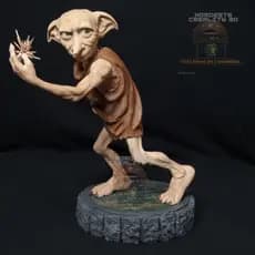 Action Figure Dobby Miniatura Harry Potter Boneco de Decoração Elfo Domestico Hogwarts Bruxo Rowling