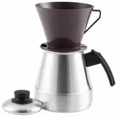 Bule Cafeteira Com Suporte Para Filtro 103 Melita 1,2 Litros Alumínio Polido