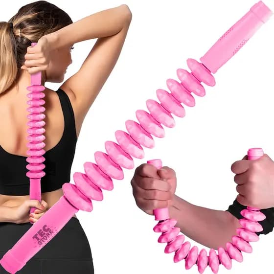Bastão Flexível Massageador Liberação Miofascial Rolo Fisioterapia Soltura Barra Alívio Relaxante