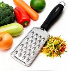Ralador Manual Grade Grossa Escama Aço Inox Legumes Queijo Frutas Coco Cozinha Culinaria