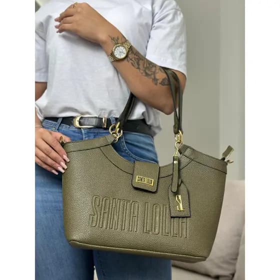 Bolsa feminina sofisticada luxo grande com alça transversal removível reforçada lançamento