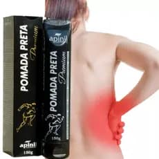 Pomada Massageadora Preta Premium - 150g - Apinil