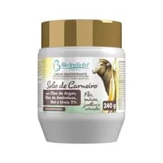Creme Sebo de Carneiro Com Óleo de Argan (UREIA 3%) Hidratante - 240g - Bio Instinto